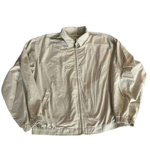 VINTAGE LONDON FOG SIZE LARGE MEN'S WINDBREAKER FULL ZIP JACKET